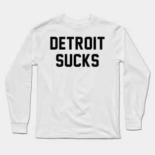 Detroit Sucks - Lester Bangs Long Sleeve T-Shirt